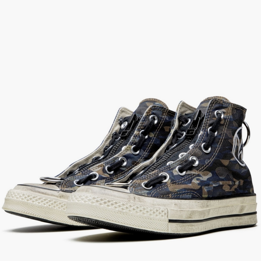 The Undercover x Converse Chuck 70 Hi “Camo”. So many vibes with this shoe!!Dope